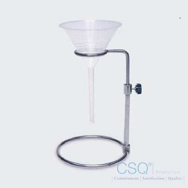 funnel stand steel adjustable height 1 piece CSQ Analytics