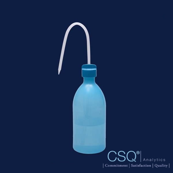 wash bottle narrow neck standard P.E 500 ml multicolour