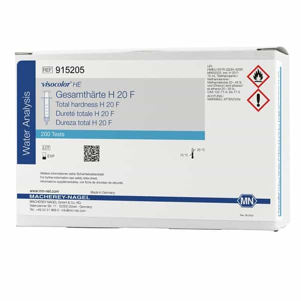 Titrimetric test kit VISOCOLOR HE Total hardness H 20 F, refill pack ...