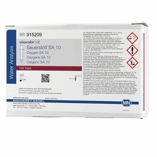 Titrimetric test kit VISOCOLOR HE Oxygen SA 10, refill pack | CSQ Analytics