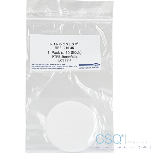 PTFE safety diaphragms CSQ Analytics