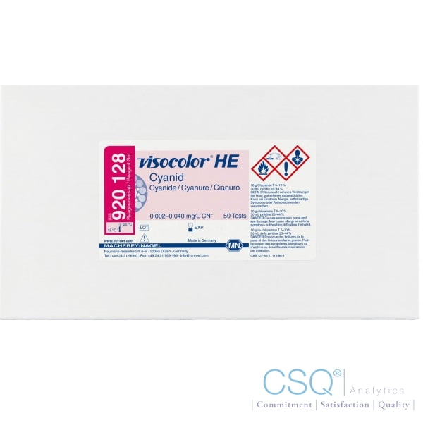 Colorimetric test kit VISOCOLOR HE Cyanide, refill pack | CSQ Analytics