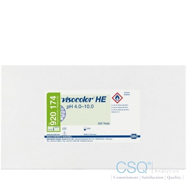 Colorimetric test kit VISOCOLOR HE pH 4.0–10.0, refill pack | CSQ Analytics