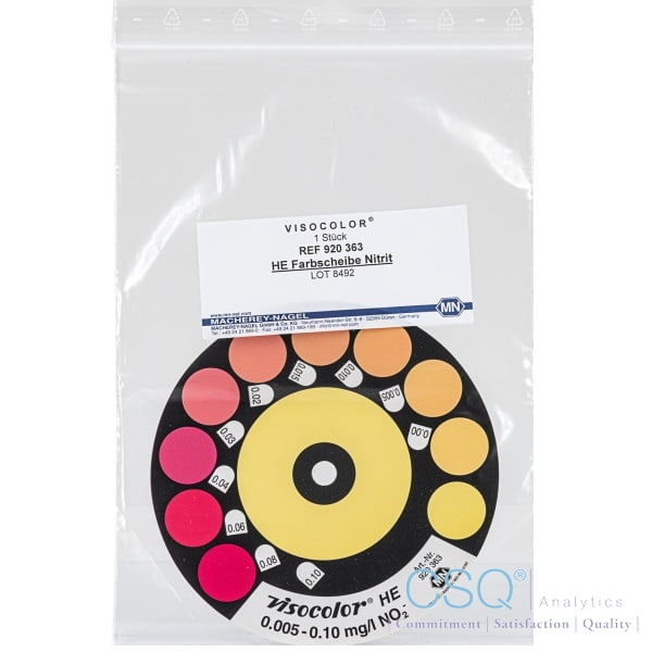 Color comparison disc for VISOCOLOR HE Nitrite | CSQ Analytics