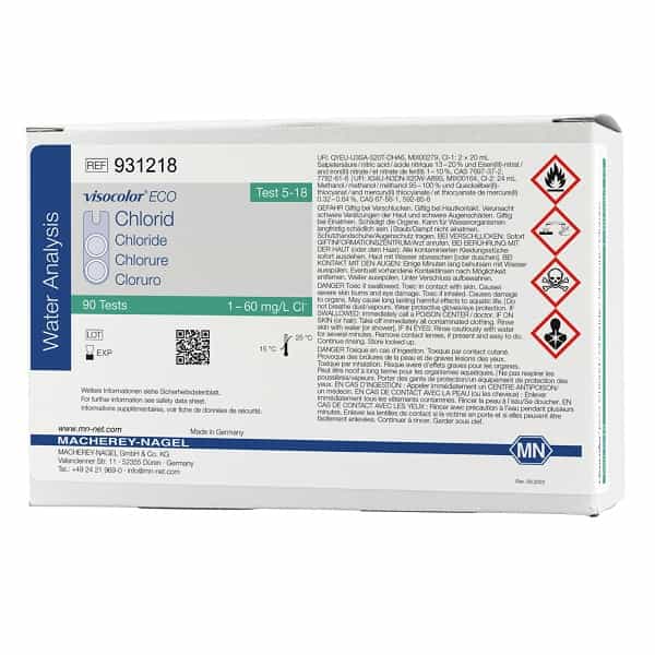 Colorimetric test kit VISOCOLOR ECO Chloride, refill pack | CSQ Analytics