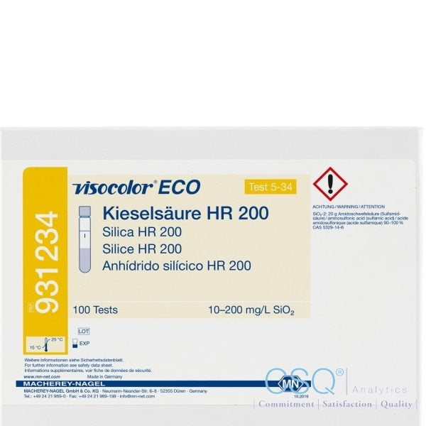 Colorimetric test kit VISOCOLOR ECO Silica HR 200, refill pack | CSQ ...