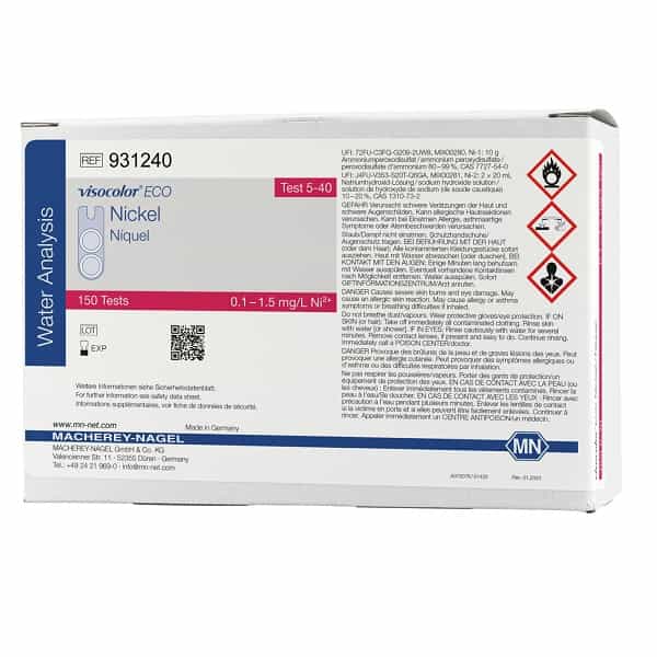 Colorimetric test kit VISOCOLOR ECO Nickel, refill pack | CSQ Analytics